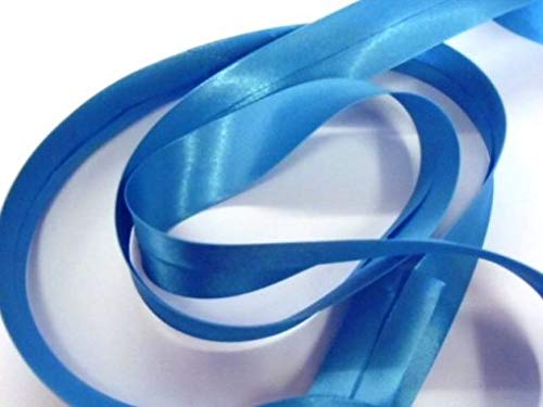 MNJ TRIMMINGS - Rollo de 20 mm de satén de alta calidad, disponible en 16 colores y 23 metros (turquesa) Cover