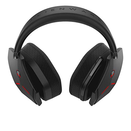 Alienware Wireless Gaming Headset - AW988; Gaming Headset Designed for The Most Dedicated Audiophile. Lightweight Design with Crystal-Clear Communication and Iconic Alienware Style (Renewed)