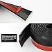 8.2FT Bumper Lip Stickers - 2.5M Car Front Bumper Lip Rubber Protectors - 60mm Width Strip
