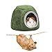 Cuccia per Criceti,Letto per Porcellini D'India,Piccolo Letto Caldo Porcellino D'India,con Cuscino Rimovibile,Adatto per Piccoli Animali,Criceti,Topi Che Dormono, Bambini di Cincillà