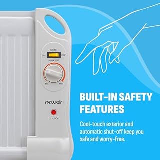 Newair Portable 400-watt Under Desk Heater with Slim Fit Design and Silent, Energy Efficient Operation