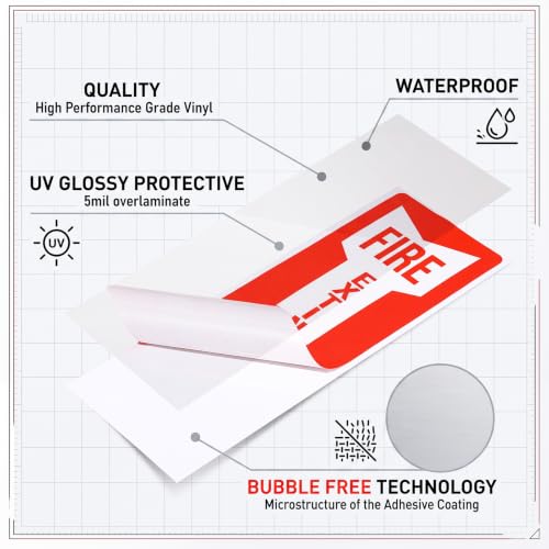 Image of TaoBary Fire Extinguisher Bracket and Sign Sticker, Wall Mount Bracket for Big and Small Fire Extinguishers, Indoors and Outdoors(2 Pack,10 lb)