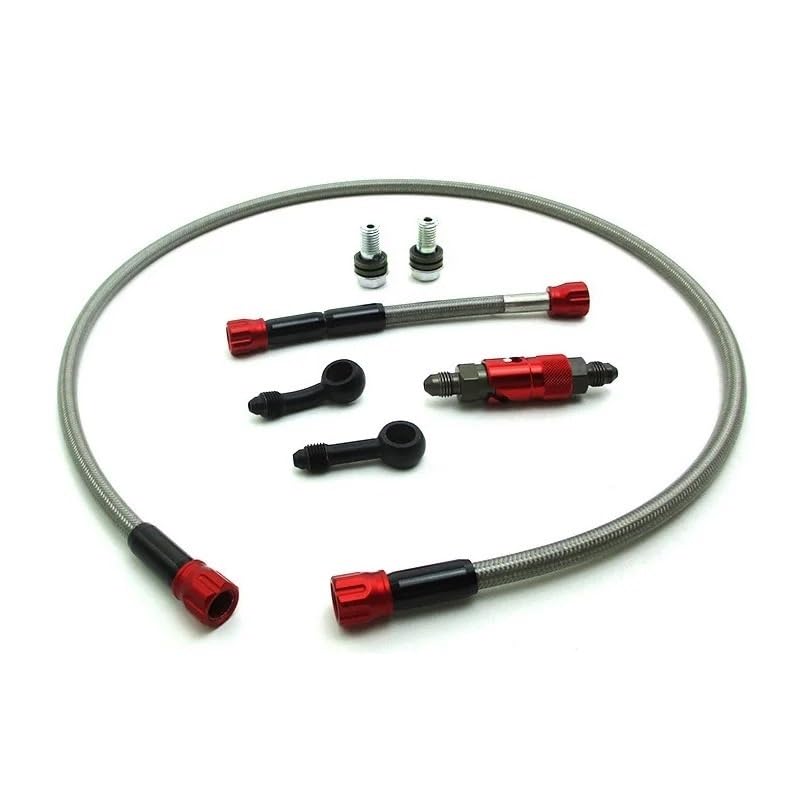 Bremsleitung Vorderradbremsschlauch-Entriegelungsadapter-Set Für Pit Dirt Bike Motorrad-Ölschläuche Leitungsrohr
