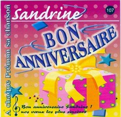 Bon Anniversaire Sandrine Amazon Fr Cd Et Vinyles Bon Anniversaire Sandrine Amazon Fr Cd Et Vinyles