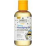 Zarbee's Baby Calming Massaging Oil with Lavender and Chamomile, 4 Ounce