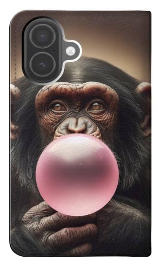 Chimpanzee Housse iPhone 17 Cuir Flip Idéale pour Sorties et Bureau - 2