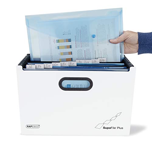 Trieur à soufflets Rapesco SupaFile Plus avec 13 compartiments A4+ blanc - 2
