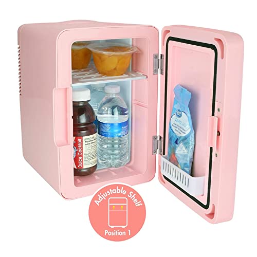 personal chiller led lighted mini fridge with glass door reviews