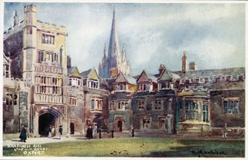 Affiches et Gravures Brasenose College - Tableau Moderne 60x90cm pour Salon