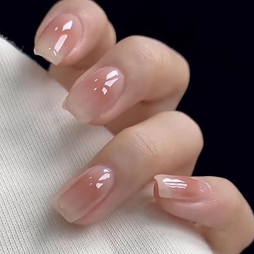 Hkanlre Bling Coffin Press on Nails Fake Nails Tips Full ...