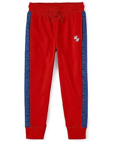 The Children's Place,Fleece Knit Performance Jogger Pants,Cupids Arrow,XLarge (14) Red Orange