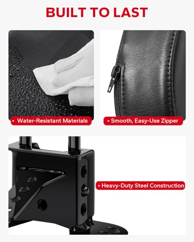 Amazicha Adjustable Rider Backrest with Storage