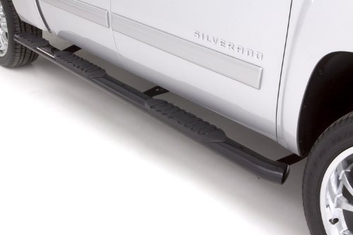 Lund 260115033 Black Steel 5" Oval Wheel-To-Wheel Nerf Bars For 2010-2018 Dodge Ram 2500/3500 Mega Cab #TOP1