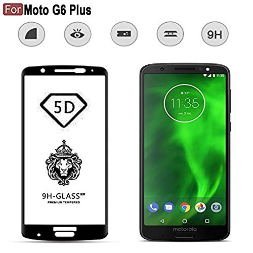 Image of Tempered Glass Screen Protector Compatible for MOTO G6S PLUS (Except Edge to Edge) and Free Complete Easy Installation kit