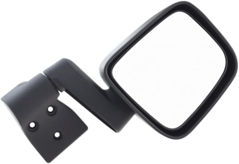 For Jeep Wrangler 2003 2004 2005 2006 Door Mirror Passenger Side | Manual | Non-Heated | Textured | 55395060AD | CH1321259