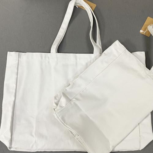 Canvas Tote Bag for Women,Casual Foldable Shoulder Bag,Lightweight Hobo Handbag with Button,Travel Work Gym Christmas4