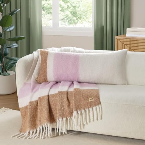 UGG Faux Mohair Throw (Rosetta Stripe) - image 8
