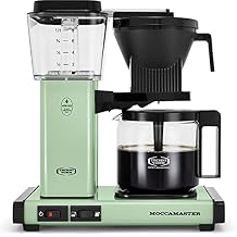 Moccamaster 53925 KBGV Select 10-Cup Coffee Maker, Pistachio Green, 40 ounce, 10-Cup, 1.25L