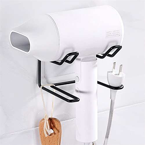 Geen Punch Bad Planken, Haardroger Holder Blower Organizer Kleefmuur Montage No Punching Geen Trace Roestvrijstalen… - Image 3