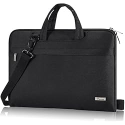 Maletin Portatil 13.3 Voova Maletin Funda para Portatil 13 13.3 14 Pulgadas, Bolsa Ordenador, Impermeable, Compatible con Macbook Air Dell Acer ASUS Samsung Hp Lenovo, Negro
