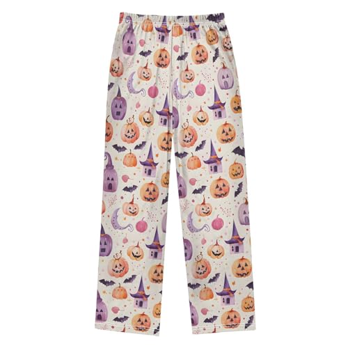 Halloween Pajama Pants Halloween Pumpkin D Long Sleep Pants Lounge Bottoms2