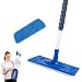 Produktbild Silva Wischmopp Set mit Bodenwischer aus Mikrofaser  Teleskopstiel höhenverstellbar 90 bis 156cm  Wandtuch für Decke Fenster Spiegel  Flachmopp mit Drehgelenk  Bodenreiniger für Fliesen & Haushalt
