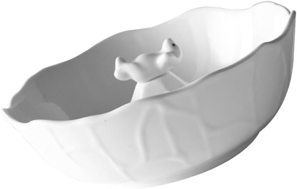 Ceramic Polar Bear Snack Bowl 1000ml Multipurpose Food Serving Bowl Dessert Salad Soup Container for Home Kitchen Dining