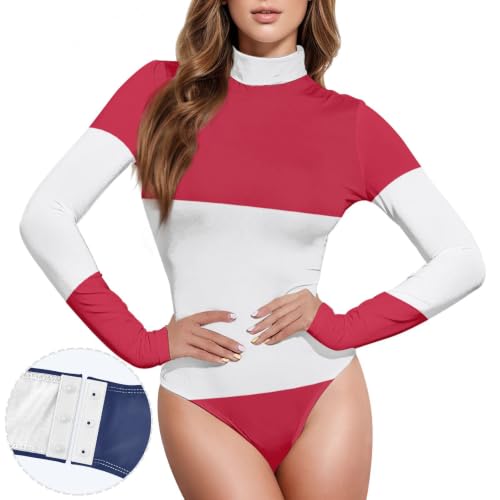 Cuello alto en body de manga larga GuoChe y bodis moldeadores para mujer con estilo sexi 2