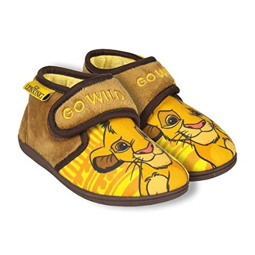 Artesania Cerda Zapatillas De Casa Media Bota El Rey Leon, Niños, Marrón (Marrón C10), 25 EU