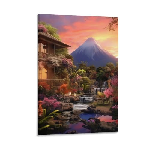 Toile tableau impression haut de gamme Sweet Landscape 50x75