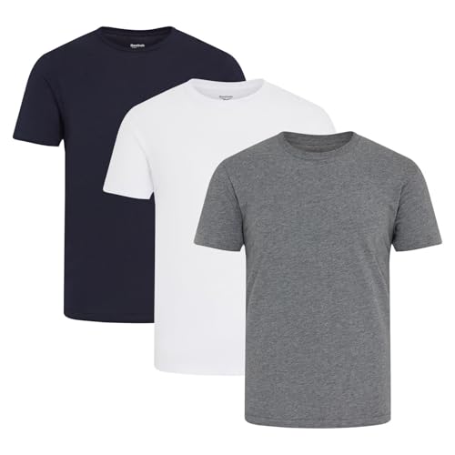 Reebok Santo Men's T-Shirts - Pack of 3. Cotton Blend T-Shirt Multipack