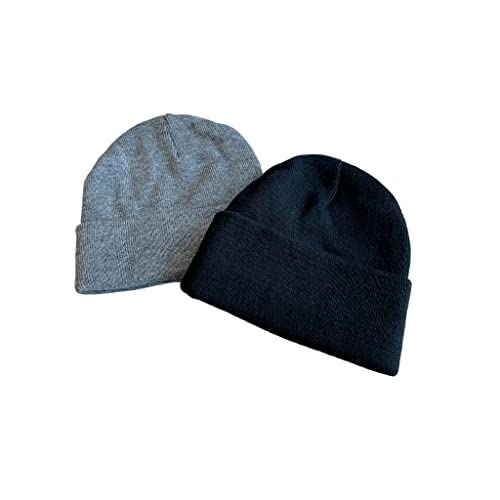 Gorro de malha EMF 5G Safe Clothing Shielding - Tecido revestido de prata, tamanho único, Cinza, Tam