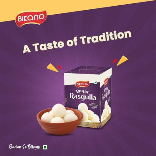 Image of Bikano Royal Rasgulla | Authentic Indian Sweet dish | Pack of 5 kg | Perfect for festivities| Traditional sweet| Delicious delicacy