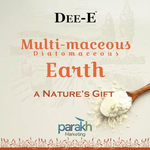 Image of DEE-E Diatomaceous Earth Powder | Natural Pest Control Soil Amendment Deodorizer Cleaning Agent | Silica Rich Fine Powder | 1 kg | Pack of 1