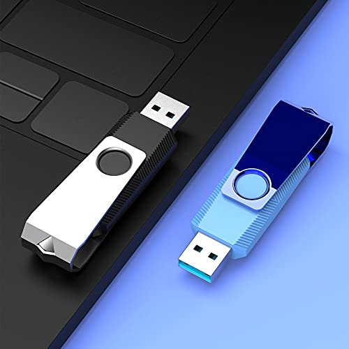 KEXIN 2 Stück Flash Drive 32 GB Thumb Drive 32G USB Drive Memory Stick Jump Drive, Schwarz USB 2.0 – Bild 3