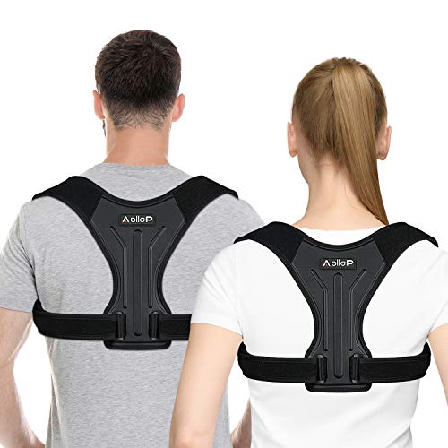 Posture Corrector for Men and Women, Posture Trainer Upper Back Brace for Clavicle Support, Adjustable Back Straightener and Providing Pain Relief from Neck, Back & Shoulder (Universal)