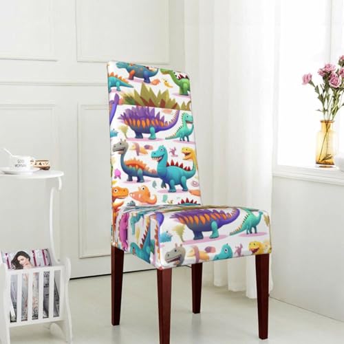 Housse de chaise dinosaure infroissable pour protéger vos sièges des taches
