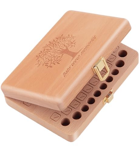 Yukidoke Baby Teeth Box (Wood colored tree)