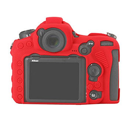 Éviter rayures boîtier Nikon D500 étui à caméra profession silicone rouge robuste - 2