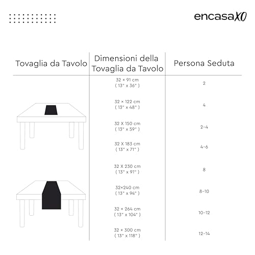 Image of Encasa XO Table Runner for 4 to 6 Seater | Cotton Canvas Fabric | Size 13x72 in | Lime Green Solid Color | Machine Washable & Durable
