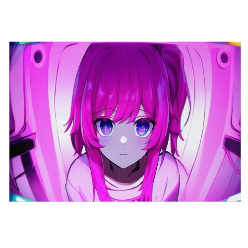 Póster de anime de niña de 40x60 cm para renovar las paredes de tu sala de estar moderna