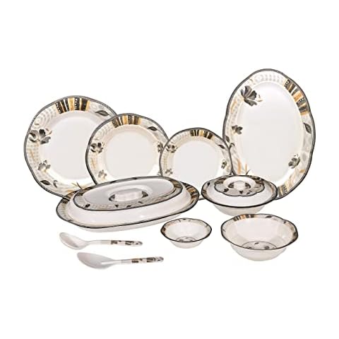 36 Piece Shatterproof Melamine Dinner Set Cover