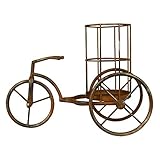 LIVEVIE Classic Vintage Bike Delivery Style Wine Rack Freestanding Single Bottle Holder Bike Shaped Wine Organizer Stand Elegant DΓ©cor for Countertop, Tabletop, Home, Office