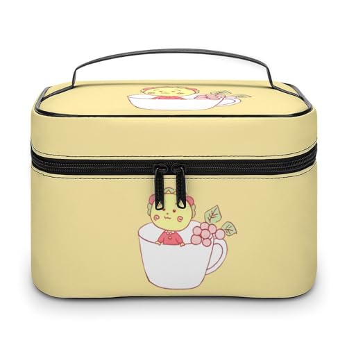 コジコジ 化粧ポーチ メイクボックス 化粧品収納 洗面用具ポーチ コスメポーチ バニティー 大容量 旅行用 自宅用 収納ケース トラベルバッグ かわいい 萌えグッズ キャラクター かわいい アニメ グッズ 便利 人気 出張 プレゼント