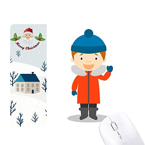 Tapis de souris Pôle Sud de style bande dessinée sur le thème du grand froid