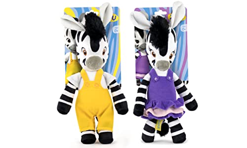 BARRADO Peluche de los Personajes de Zou 30cm - Zou, Elzee - Calidad Super Soft (30cm, Pack Zou + Elzee)