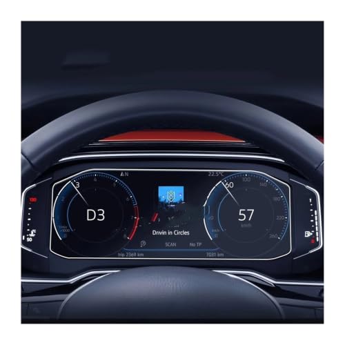 Film Protection Verre Trempé Antireflet et Anti-Rayures pour Navigation Écran VW Tiguan 10.25