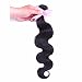 A&J (TM) 1pcs Brazilian Virgin Hair Body Wave, 6A Grade Human Hair Extensions, 10 inches to 30inches(Natural Color)