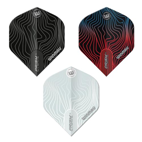 WINMAU Prism Alpha Solar Design Packs d'ailettes de fléchettes - 3...