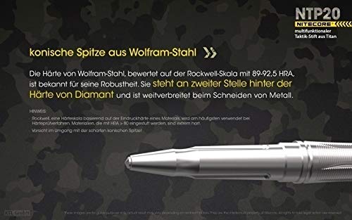 Nitecore Tactical Lanyard Ntl20 Für Taschenlampen Mit 25,4mm Gehäusedurchmesser/Rsg-Halterung/Gearkeeper/Security